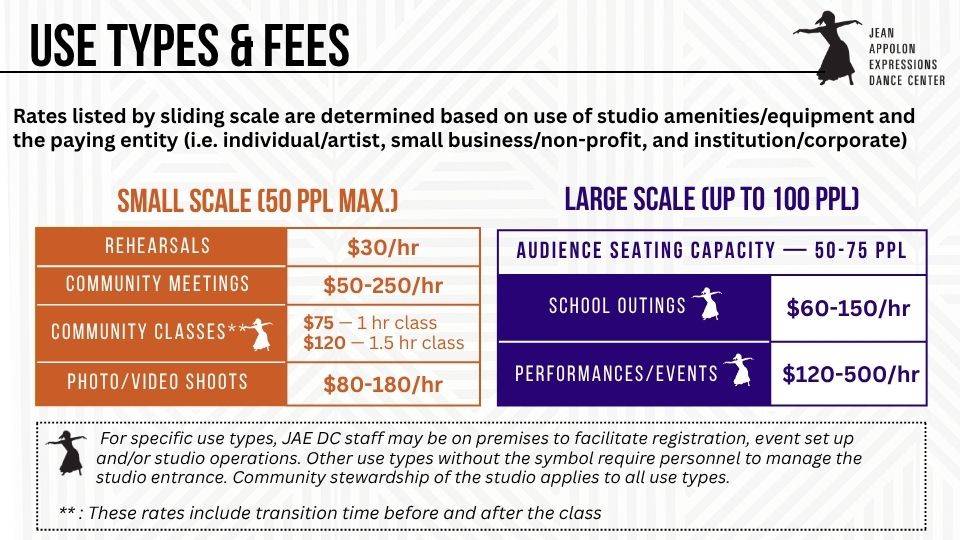 JAE Dance Center - Rent the Space